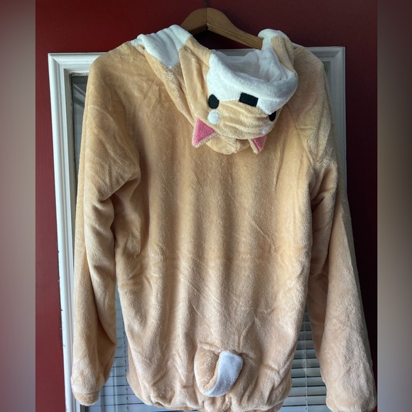 Adorable Shiba Inu Hooded Sweatshirt Costume NWT - Picture 3 of 6